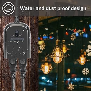 Outdoor dimmer for string lights