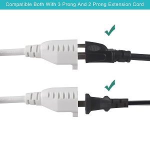Short Outdoor Indoor Extension Cord with On/Off Switch