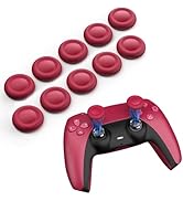 NEWDERY Joystick Replacement Grip Caps for PS4/PS5 Controller, for PS5/PS4 Thumb Grips Caps, Anti...