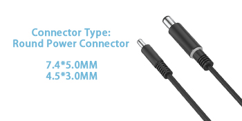 dell laptop charger round tip