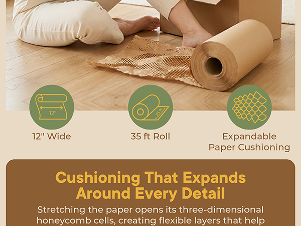honeycomb packing papper