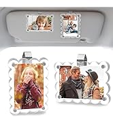 Yunvolx Car Visor Photo Clip, Personalized Car Visor Picture Frame, Automotive Interior Decor, 5-...