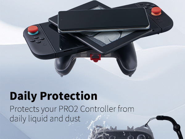 NANANINO Clear Protective Case for Nintendo Switch 2 Pro Controller