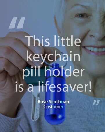 Keychain Pill Holder