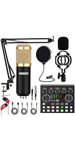 5 CORE Microphone for Content Creators Mic Podcast Equipment Bundle