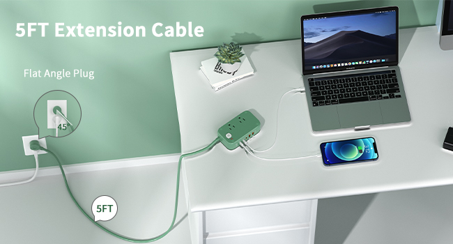 5ft extension cable power strip