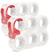 QILIMA Packing Tape, Heavy Duty Packaging Tape Designed for Moving Boxes, Shipping, Office,12 Rol...