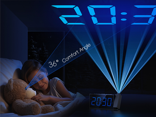 ceiling projection clock