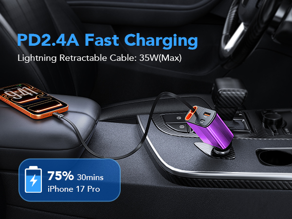 Retractable Car Charger