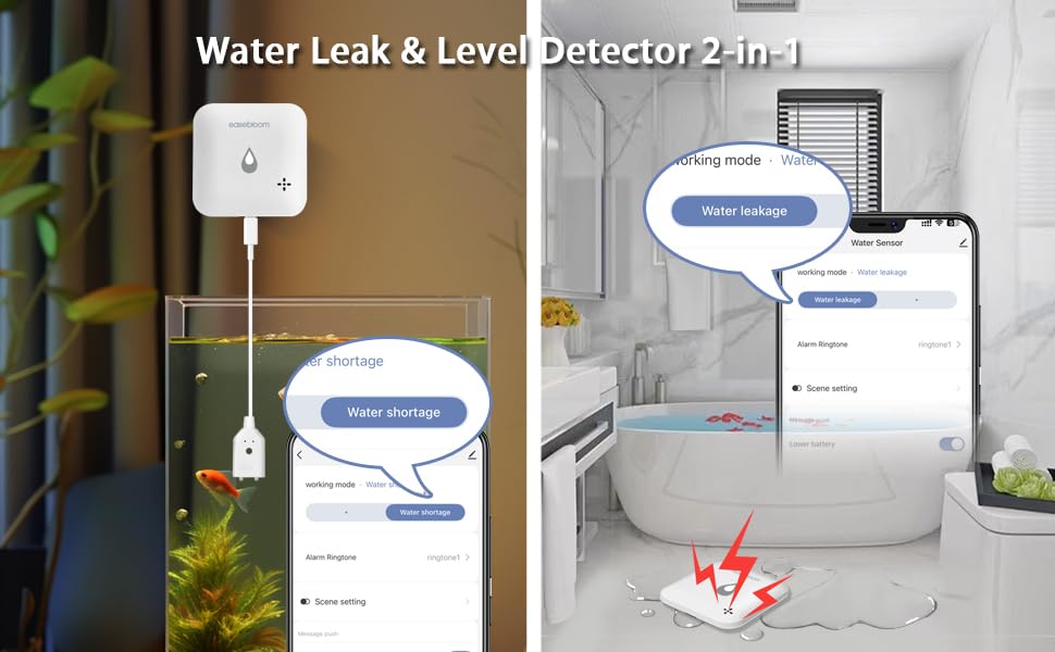 water sensor alarm leak detector