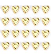 GOOZADA 20Pcs Fridge Magnets, Gold Magnets for Fridge, Love Heart Refrigerator Magnet,Small Decor...