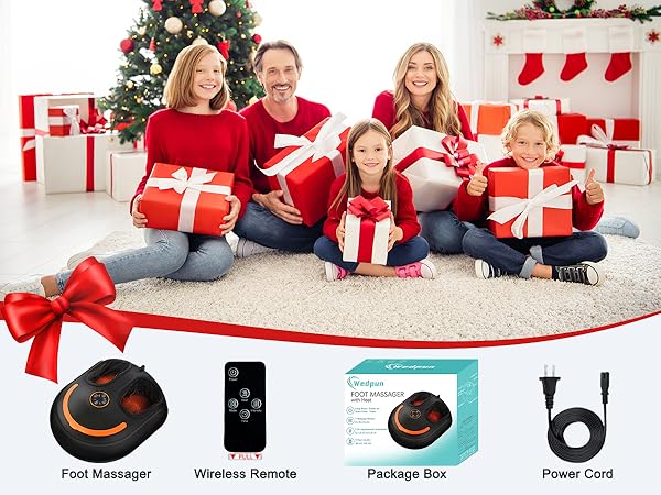 Shiatsu Foot Massager, Electric Feet Massage Machine, Kneading Relief for Plantar Fasciitis