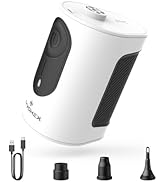 Portable Air Pump for Inflatables, 4000mAh Ultra Fast Air Mattress Pump with Advanced Heat Dissip...