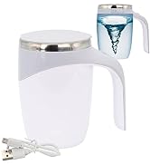 Self Stirring Mug - Rechargeable Automatic Magnetic Electric Coffee Mug, Rotating Cute Mixing Cup...