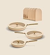 nonstick non-toxic cookware ceramic PFAS free pots and pans set oven safe non-stick fry pan durable