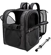 Apollo Walker Pet Carrier Backpack for Large/Small Cats and Dogs, Puppies, Safety Features and Cu...