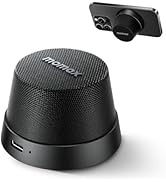 MOMAX Magnetic Phone Stand Wirelwss Speaker - Portable Mini Wireless Speaker Cellphone Holder wit...