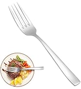 16 Piece Dinner Forks Set,Food Grade Extra-Fine Stainless Steel Dessert Forks,Table Forks,Salad F...