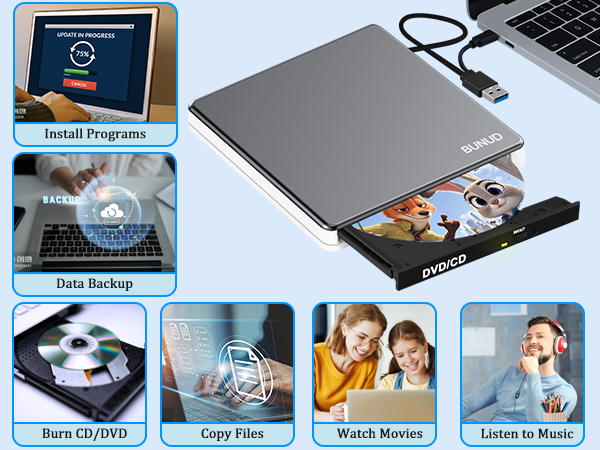 external dvd drive usb 3.0 type c mac reader windows 11 player pc