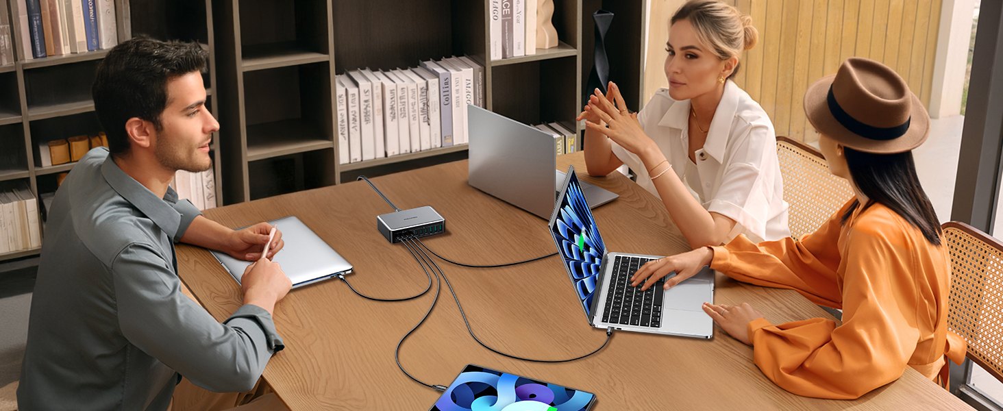 400W USB C Charger Station