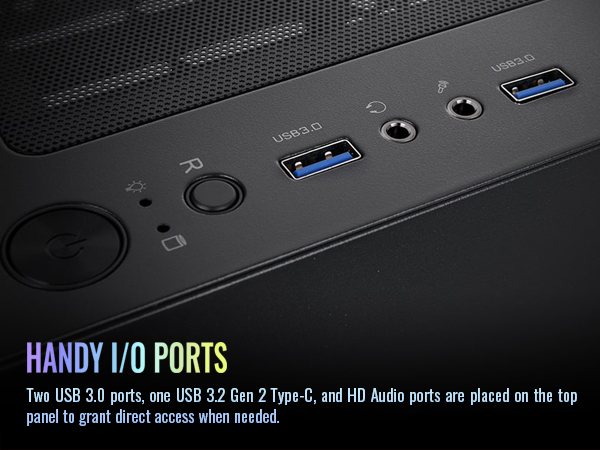 View 170 TG ARGB Micro Chassis