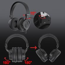 The earmuffs can rotate 180°