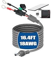 16.4 FT Starlink Mini Direct Battery Power Cable [No Boost Converter Needed] Waterproof 18AWG Sta...