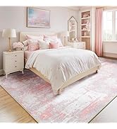 RELEANY Washable Area Rugs 5'x7' Non-Slip Modern Abstract Soft for Living Room Entryway Bedroom N...
