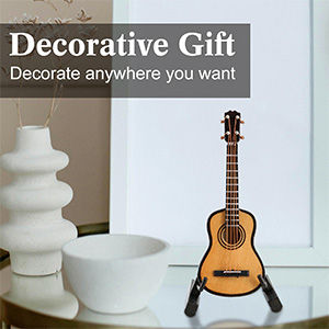 miniature guitar model mini wooden guitar instrument model musical ornaments wooden decor