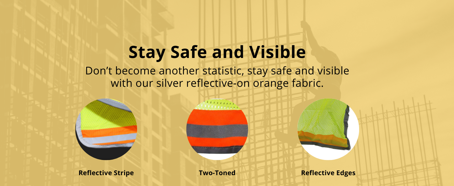 Wolf High-Visibility Reflective Full-Brim Hard Hat Mesh Sun Visor Neck Shade