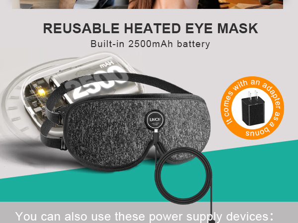 heated eye mask