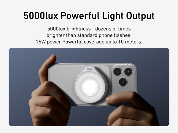magnetic selfie light for iPhone