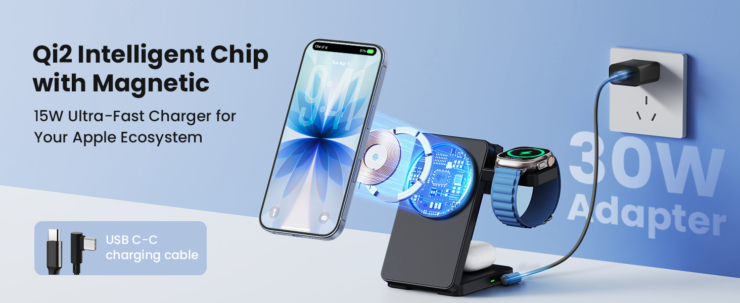 Magnetic Wireless Charger Stand