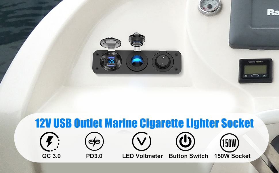 12v cigarette lighter socket