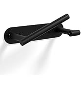 HITSLAM Toilet Paper Holder Matte Black, SUS304 Stainless Steel Bathroom Toilet Paper Roll Holder...