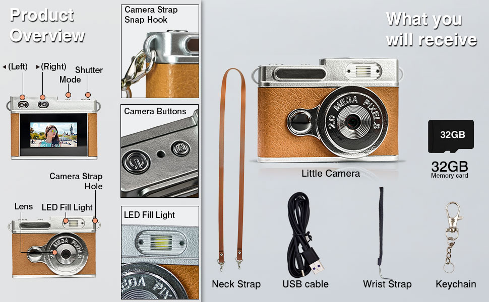 mini retro digital camera