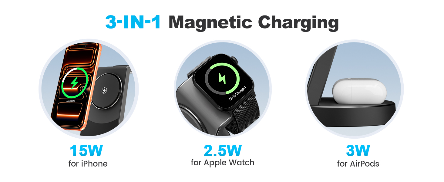 15W Magnetic Wireless Charger