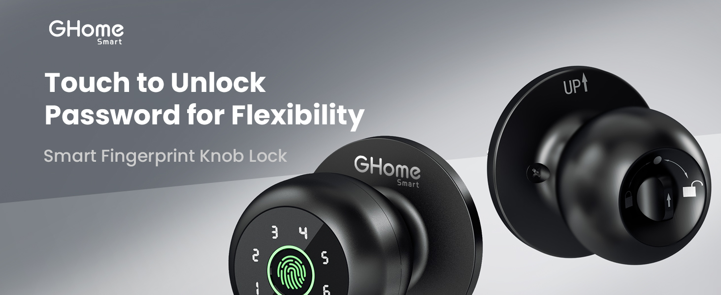 ghome smart lock for front door knob
