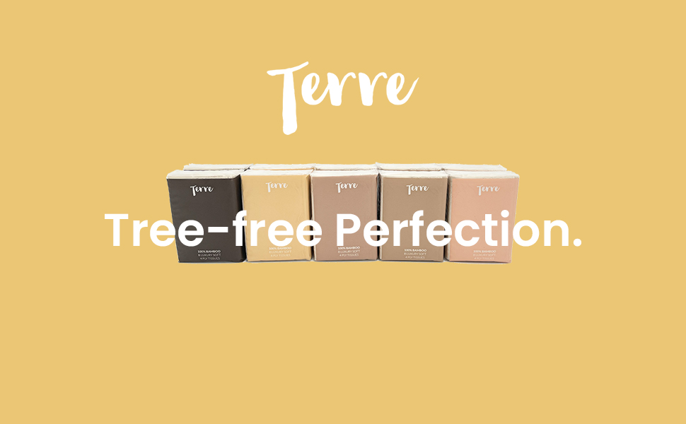 Terre bamboo pocket tissues tree free perfection