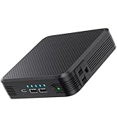 Portable Laptop Power Bank 100W AC Outlet, 72Wh/20000mAh with 65W PD USB C Portable Laptop Charge...