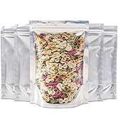 Kingrol 150 Pack 5 x 7.8 Inch Aluminium Foil Stand Up Food Pouches Bags with Resealable Lock Seal...