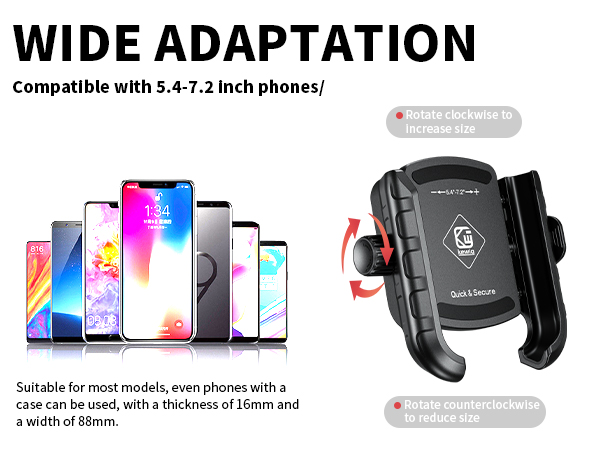 bike phone holder handlebar mount