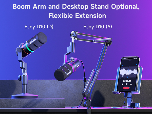 EJoy D10 USB Gaming Microphone
