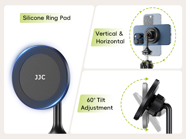magnetic phone tripod mount
