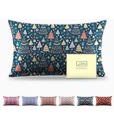 Christmas Decorations Mulberry Silk Pillowcase for Hair and Skin Standard Size Christmas Tree Dig...