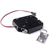 ATOPLEE Electronic Cabinet Lock,1pcs DC 12V 2A Carbon Steel Solenoid Cabinet Spring Lock for Cabi...