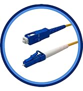 PacSatSales - Fiber Optic Patch Cable - Single Mode - SIMPLEX - OS1-9/125um (1M, LC to SC)