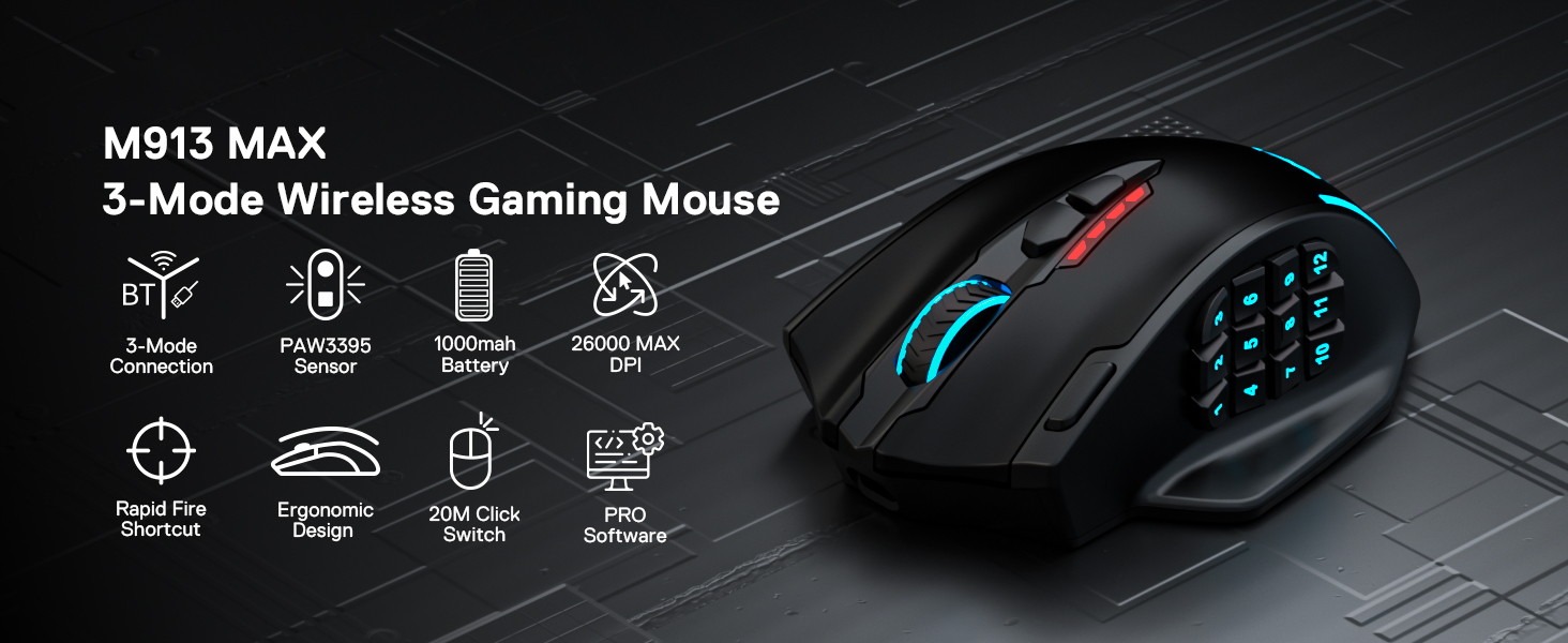 m913 gaming mouse