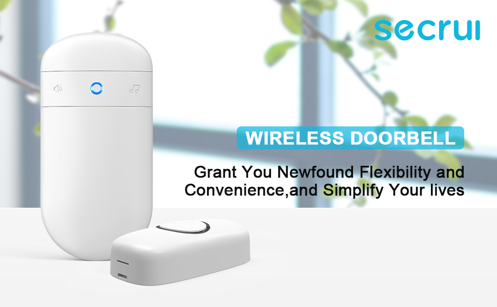 SECRUI wireless door M508X2+F55-WH A+1