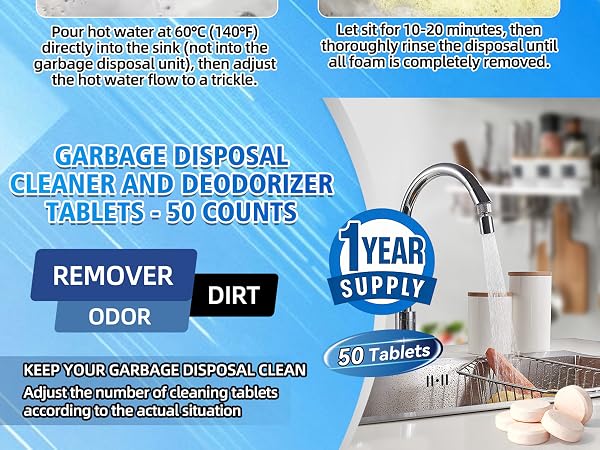 garbage disposal cleaner tablets